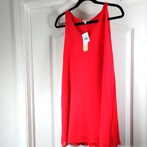 GB Women's Sleeveless Red Mini Dress Size M